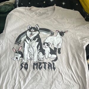 Black matter so metal Graphic Tee with Animals